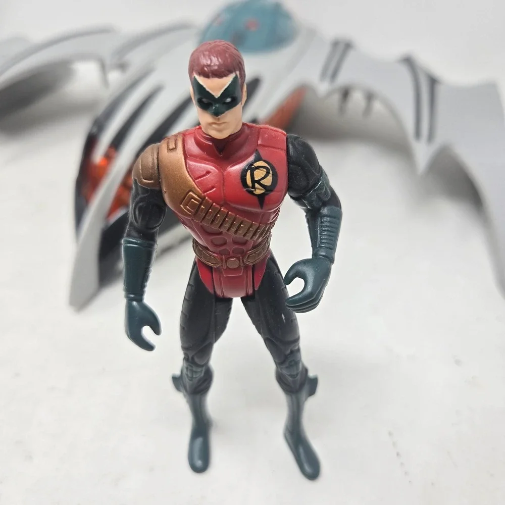 Vintage Kenner Batman Forever Robin Redbird Vehicle with Robin Action Figure